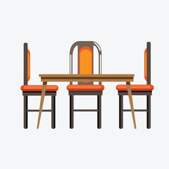 table and chairs
