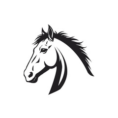 Majestic Horse Head Logo