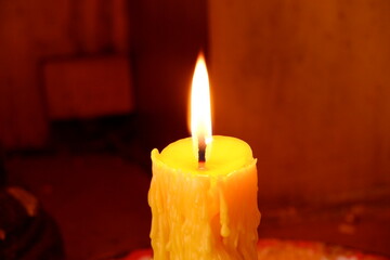 Light from the candles