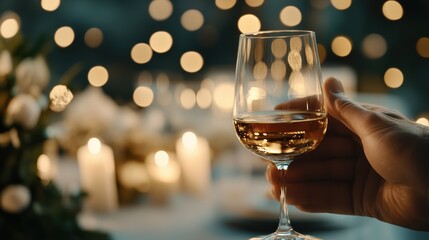 fathers day celebration, a well-dressed father in a suit, celebrating fathers day at an elegant restaurant with family, toasting with a whiskey