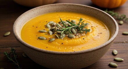 Butternut squash soup photo