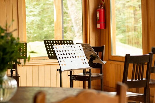 Close-ups before a classical music show