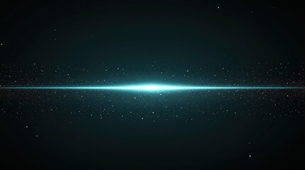 Obraz premium Celestial light beam across a dark cosmic expanse.
