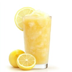 Refreshing lemon frozen drink