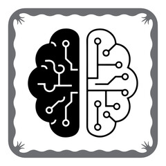 Digital Neural Pathways Icon