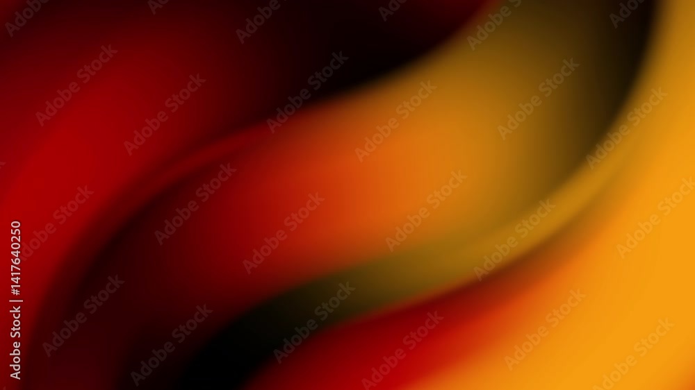 Poster abstract swirling red and orange gradient background animation
