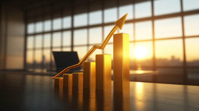 Business growth insights financial success office environment infographic motivational professional viewpoint