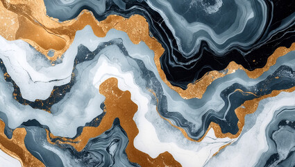 Obraz premium Vibrant abstract marble mural wallpaper design