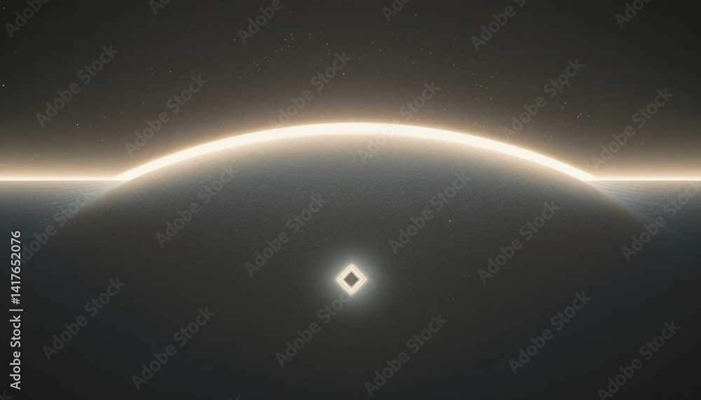 Poster exploring cosmic events celestial bodies in space digital art visualization futuristic environment a