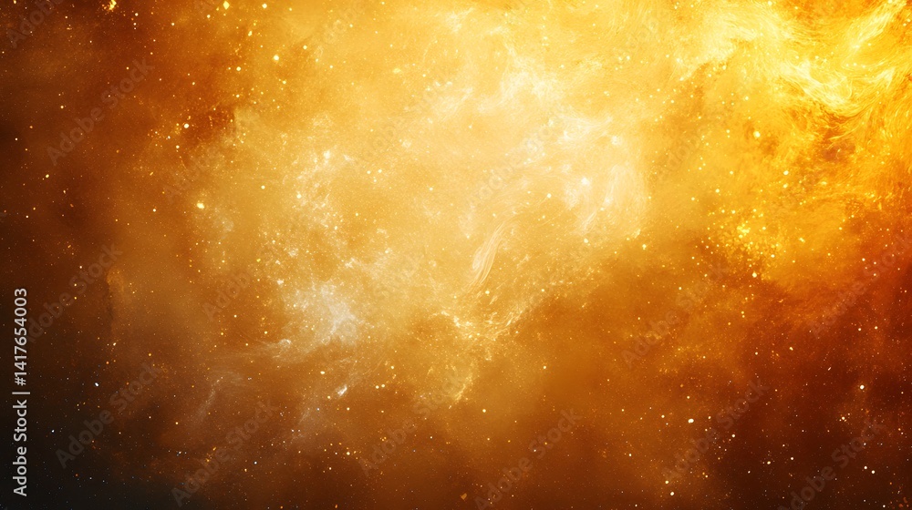 Poster golden gradient abstract background with soft swirls for luxurious art