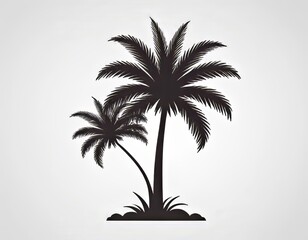 Fototapeta premium icono de palmera