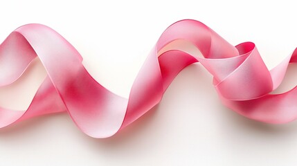 Pink ribbon, smooth curves