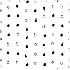 Abstract Seeds Pattern Black and White Texture