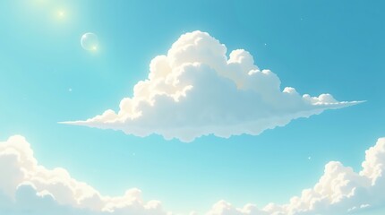 Blurred pastel sky clouds background