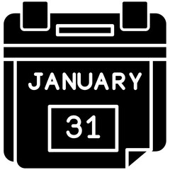 31st January Date Icon