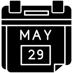 29th May Date Icon