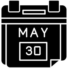 30th May Date Icon
