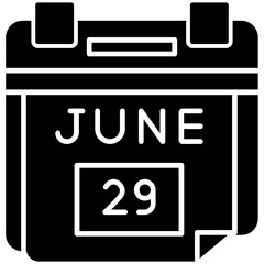 29th June Date Icon
