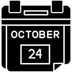 24th October Date Icon