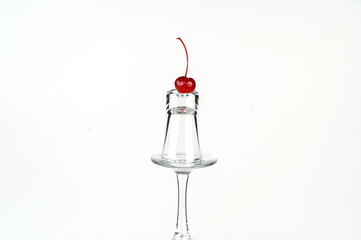 Cocktails on a white background