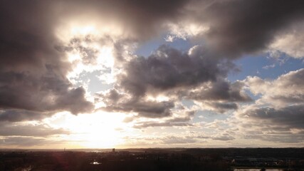 Low and high aerial drone photography of Merseyside and Staffordshire areas, including Burton Upon Trent, Stafford, Wirral, Birkenhead, Wallasey, and Cheshire. 