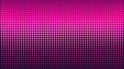 Vibrant pink halftone gradient with a smooth transition into deep purple tones, color gradation, purple