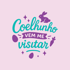 Letras Feliz Páscoa em Português Brasileiro	