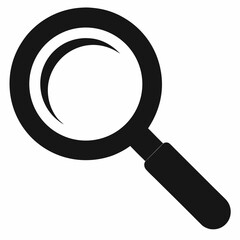 Search MAgnifying glass loupe. Vector isolated icon. Search icon vector. Magnifier loupe sign