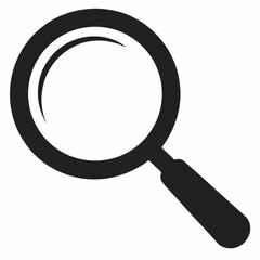 Search MAgnifying glass loupe. Vector isolated icon. Search icon vector. Magnifier loupe sign