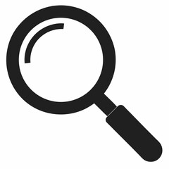 Search MAgnifying glass loupe. Vector isolated icon. Search icon vector. Magnifier loupe sign
