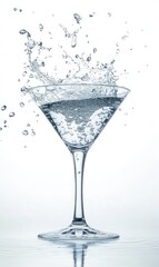 Water Splashing Cocktail Glass (1)