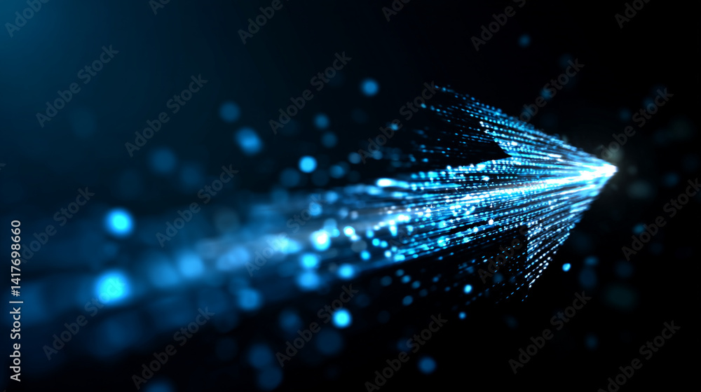 Poster abstract circuit board futuristic technology processing background, technology network background
