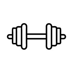 Dumbbell for Strength Training Icon Design