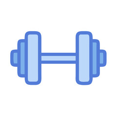 Dumbbell for Strength Training Icon Design