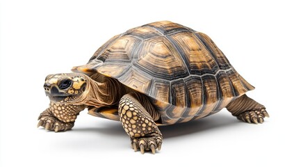 Obraz premium Tortoise on white background (1)