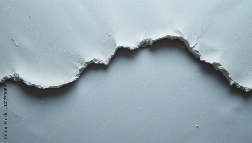 Poster torn paper texture close-up studio abstract art neutral palette top view creative design concepts