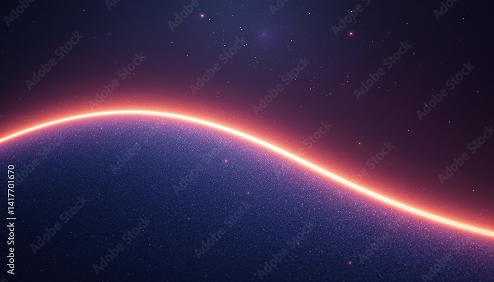 Poster cosmic wave motion outer space digital art stellar environment abstract viewpoint celestial concept 