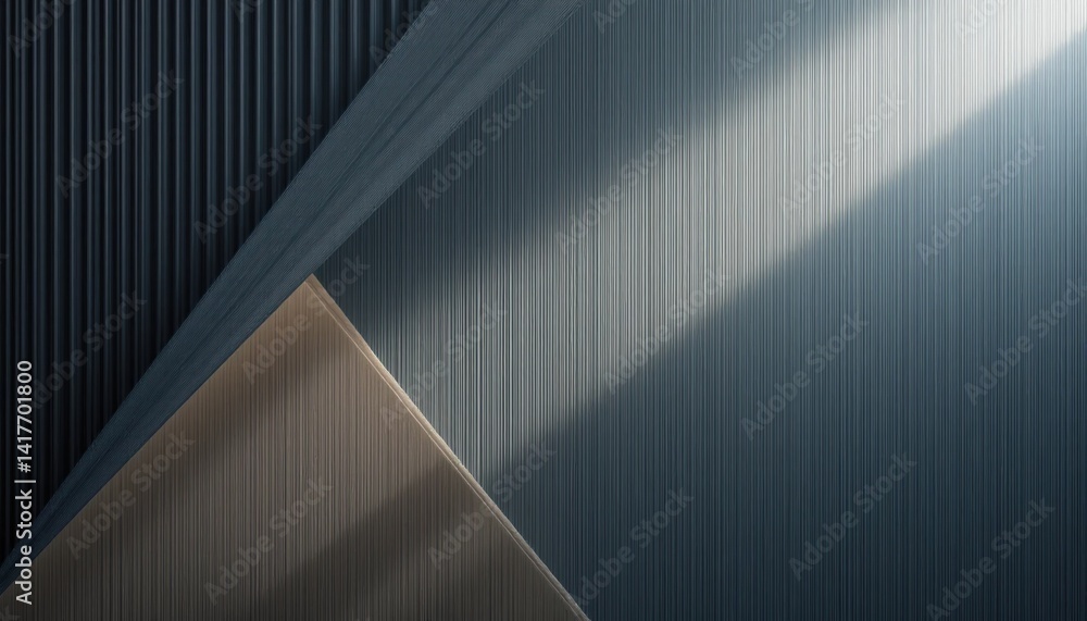 Poster abstract light and shadow play on textured surfaces indoor space digital art modern environment clos