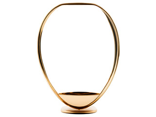 Obraz premium Golden Ellipse Sculpture