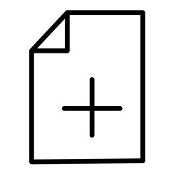 Fototapeta premium Database Vector Line icon Design