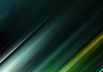 Black dark blue green emerald petrol teal lime yellow white abstract background. Color gradient ombre blend. Line stripe. Bright light flash glow glitter neon metallic. Noise grain mesh. Christmas