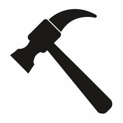 Claw Hammer silhouette icon