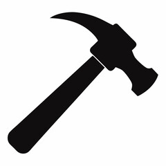 Claw Hammer silhouette icon