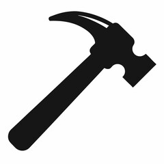 Claw Hammer silhouette icon