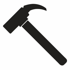 Claw Hammer silhouette icon