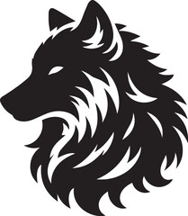 wolf black silhouette