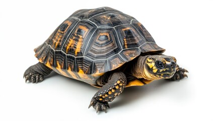 Fototapeta premium Tortoise profile, shell detail