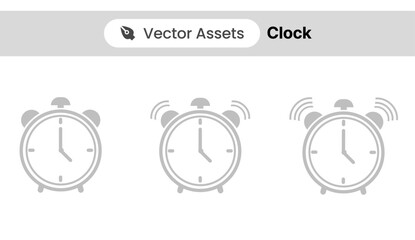 Modern vector collection of time, date, and calendar icons. Includes clock symbols, wall calendars, daily planners, and schedule elements in clean flat style. Perfect for apps, websites, productivity 