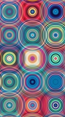 circle motif, circle pattern, symmetrical, circle lines, wall wallpaper, HD