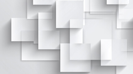 Abstract white background shapes layered in modern abstract pattern Background,
